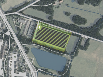 Inpassingsplan zonnepark Enschede Klein Boekelerveldweg